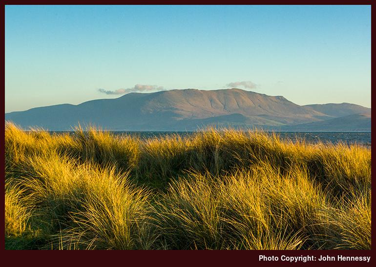 Slieve Mish Mountains from Maherabeg, Castlegregory, Co. Kerry, Éire