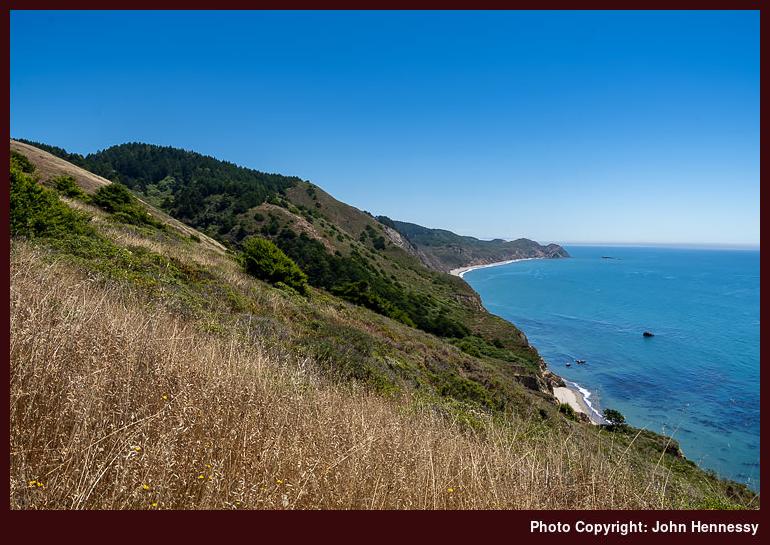 Looking towards Double Point, Point Reyes National Seashore, California, U.S.A.