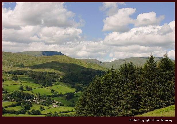 Troutbeck from Dubbs Road, Cumbria, England