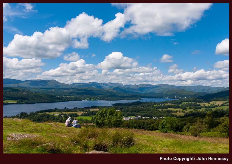 Windermere from Orrest Head, Cumbria, England