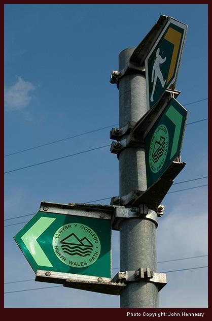North Wales Path Signpost
