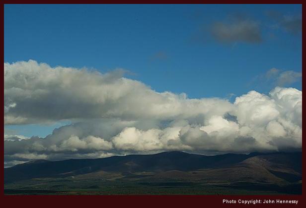 Cairngorms and Rothiemurchus Forest as seen from Craigellachie NNR Viewpoint, Aviemore, Strathspey, Scotland