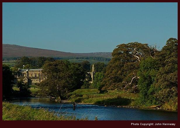 Bolton Priory and the River Wharfe, Bolton Abbey, Wharfedale, North Yorkshire, England
