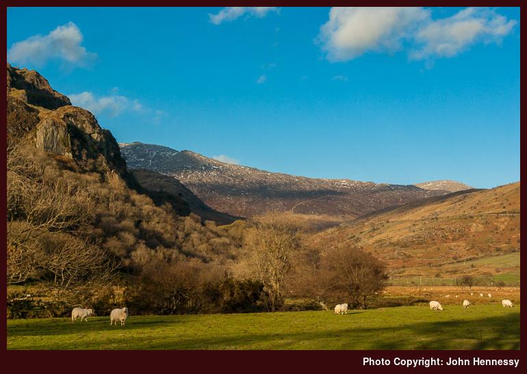 Gallt y Wenallt & Glyder Fach, Glaslyn Valley, Beddgelert, Gwynedd, Wales