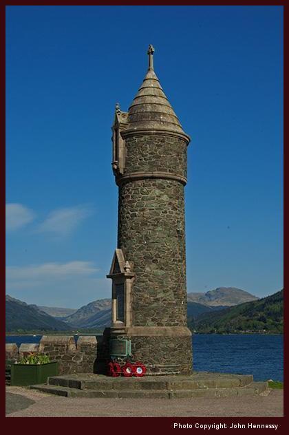 War Memorial, Lazaretto, Ardnadam, Argyll, Scotland