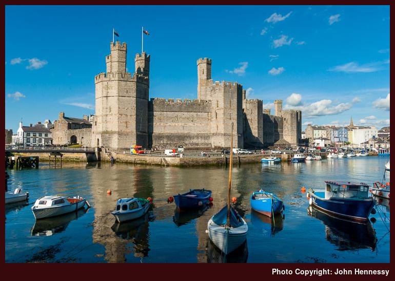 Caernarfon Castle, Gwynedd, Wales