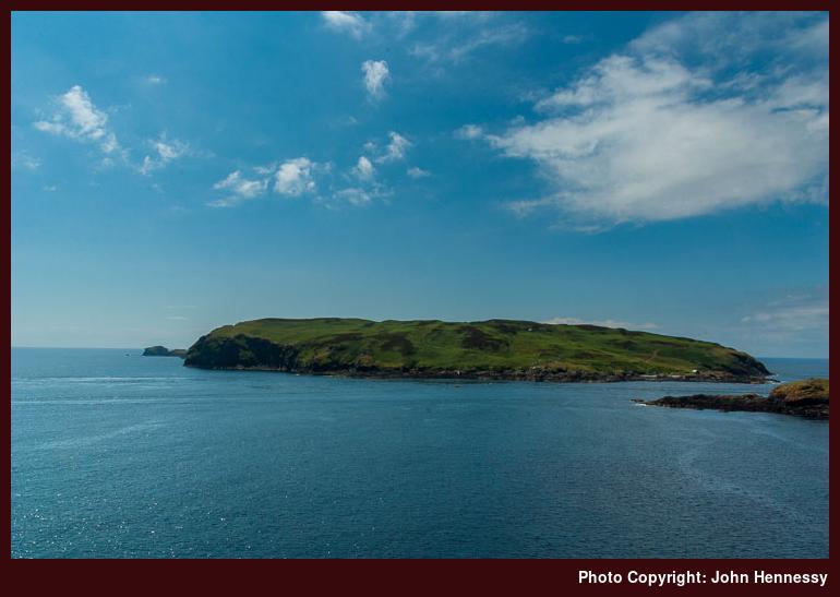 Calf of Man as seen from the east, Isle of Man