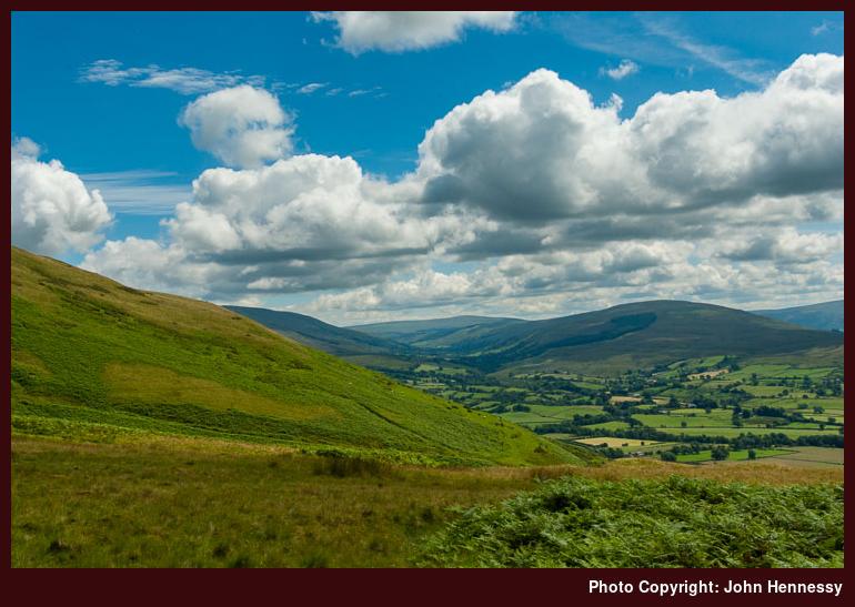 Looking across Soolbank towards Garsdale, Sedbergh, Cumbria, England