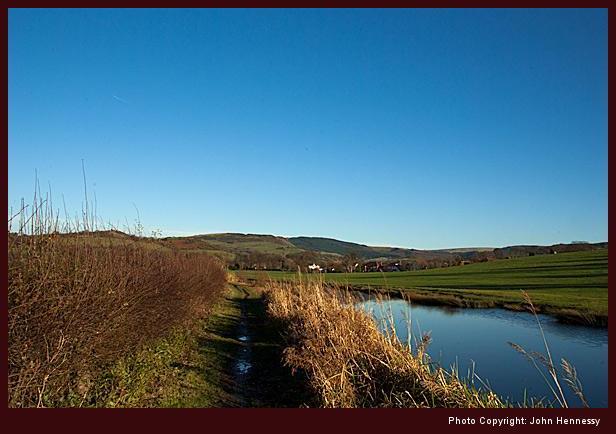 Looking north along the Macclesfield Canal near Lyme Green, Macclesfield, Cheshire, England