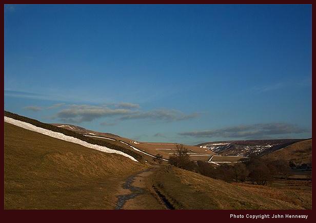 Footpath to Doctor's Gate, Glossop, Derbyshire, England