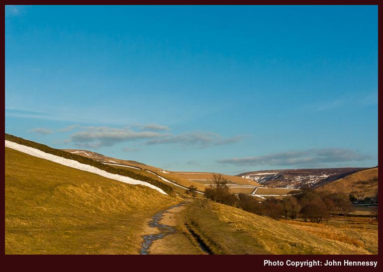 Footpath to Doctor's Gate, Glossop, Derbyshire, England