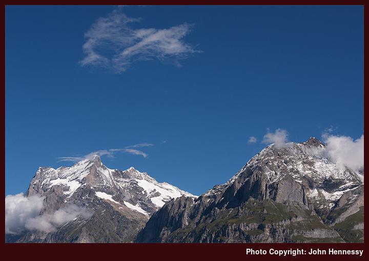 Wetterhorn &amp; Mättenberg, Grindelwald, Bernese Oberland, Switzerland