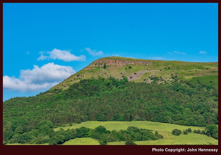 Ysgyryd Fawr as seen from near Panty Gelli, Abergavenny, Monmouthshire, Wales