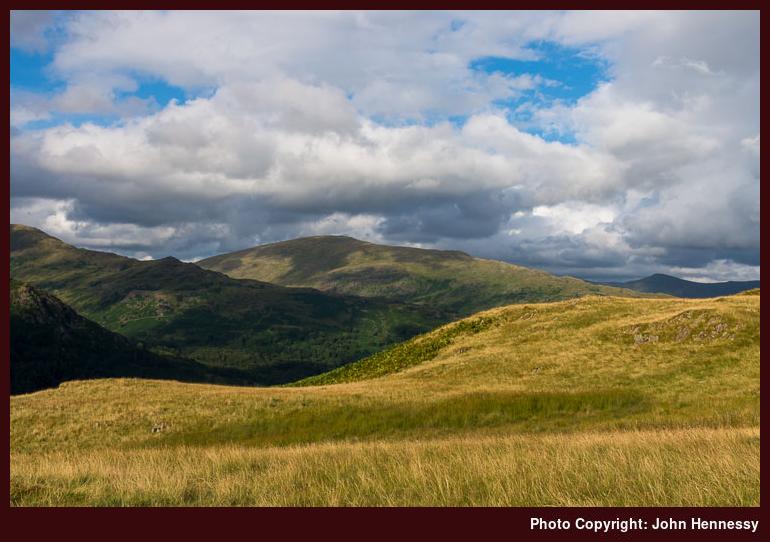 Low Pike & Red Screes as seen from Loughrigg Fell, Ambleside, Cumria, England