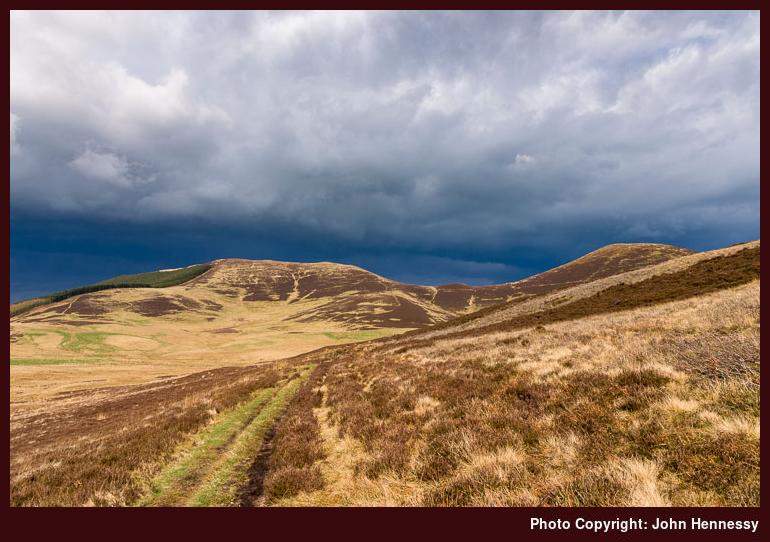 Ladyurd Hill and Penvalla, Broughton, Borders, Scotland