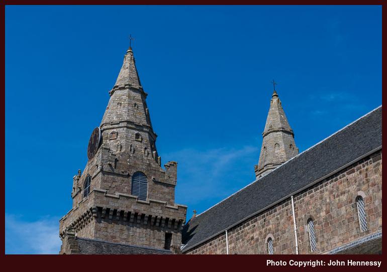 Towers of Saint Machar's Cathedral, Aberdeen, Scotland