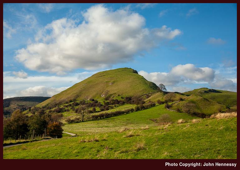 Chrome Hill as seen from the south, Earl Sterndale, Derbyshire, England