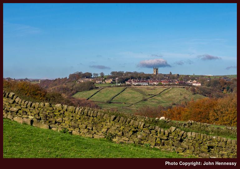 Looking towards Heptonstall, West Yorkshire, England