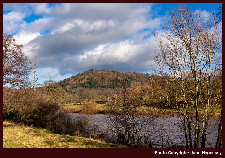 Looking towards Headless Hill, Monmouth, Monmouthshire, Wales