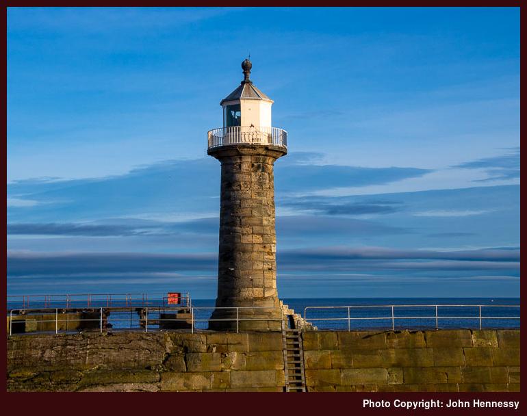 East Pier Lighthouse, Whitby, North Yorkshire, England