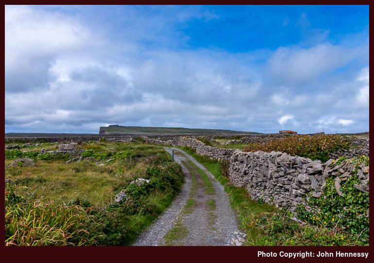 Looking towards Dun Aonghasa, Inishmore, Aran Islands, Co. Galway, Ireland