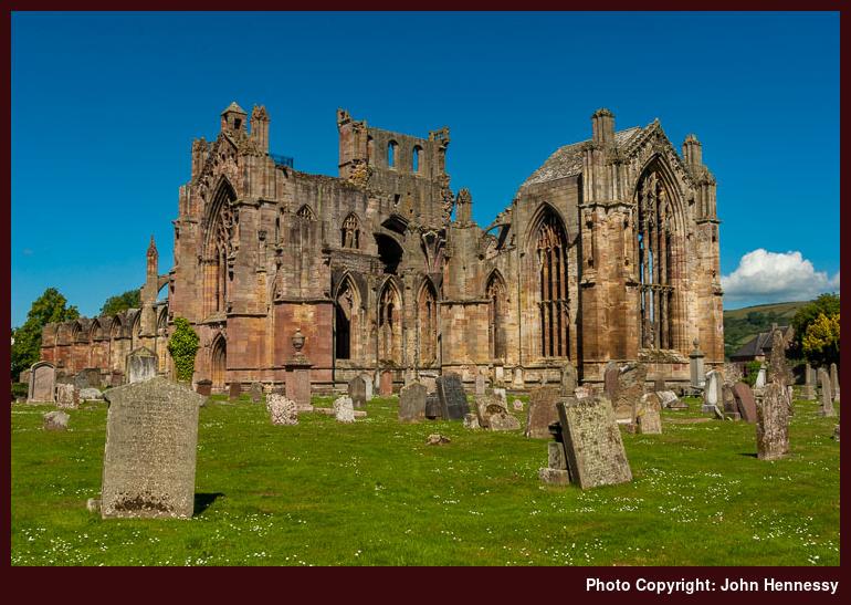 Melrose Abbey, Melrose, Borders, Scotland
