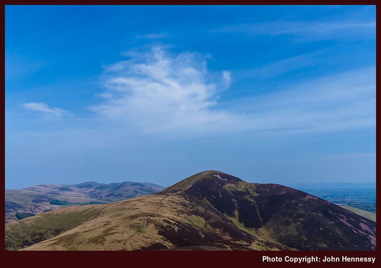 Carnethy Hill as seen from Scald Law, Pentland Hills Regional Park, Edinburgh, Scotland