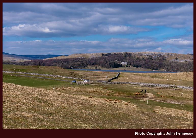 Malham Tarn as seen from the south, Yorkshire, England