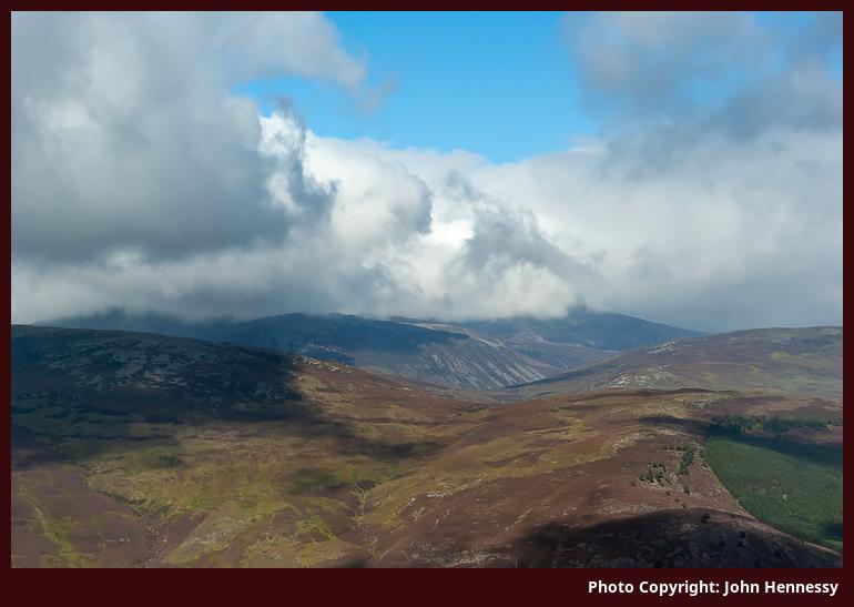 Looking towards Ben Avon from Morrone, Braemar, Cairngorms National Park, Scotland