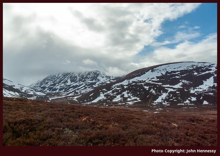 Cairn Gorm from Strath Nethy, Cairngorms National Park, Scotland
