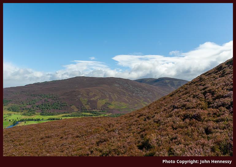 Creag nan Sgliat from Morrone, Braemar, Cairngorms National Park, Scotland