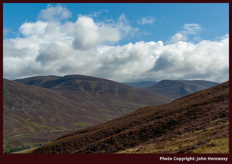 Creag nan Leachda from Morrone, Braemar, Cairngorms National Park, Scotland