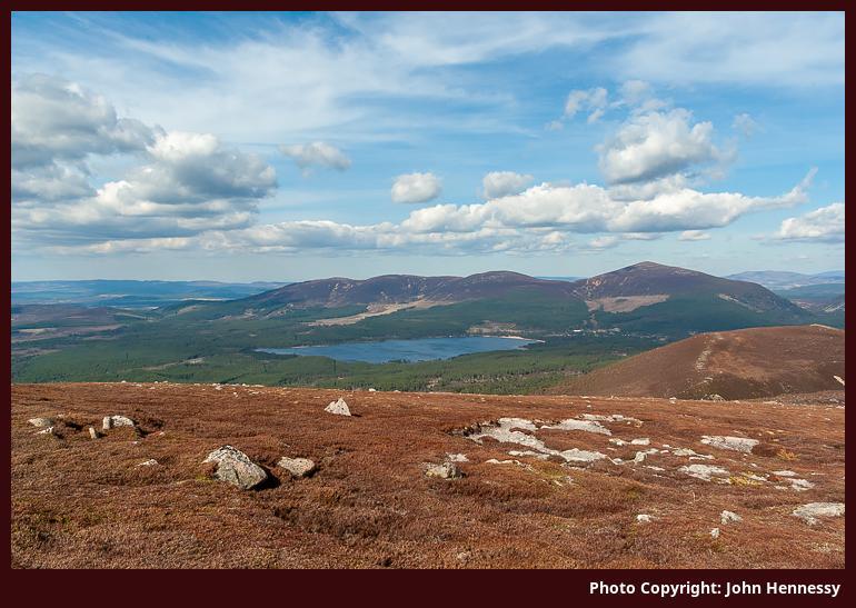 Loch Morlich from Castle Hill, Cairngorms National Park, Scotland