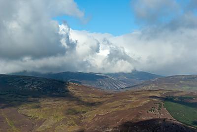 Looking towards Ben Avon from Morrone, Braemar, Cairngorms National Park