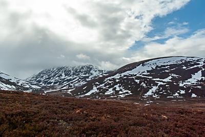 Cairn Gorm from Strath Nethy, Cairngorms National Park