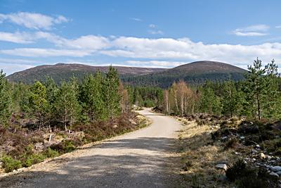 Creag Dubh & Creag Follais from Moor of Feshie, Braemar, Cairngorms National Park, Scotland Creag Dubh & Creag Follais from Moor of Feshie, Braemar, Cairngorms National Park, Scotland
