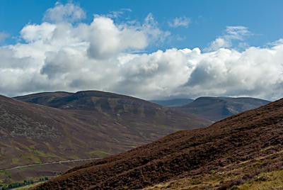 Creag nan Leachda from Morrone, Braemar, Cairngorms National Park