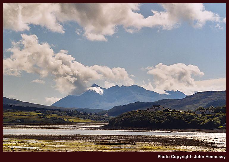 Sgurr nan Gillean from Portree, Isle of Skye, Scotland