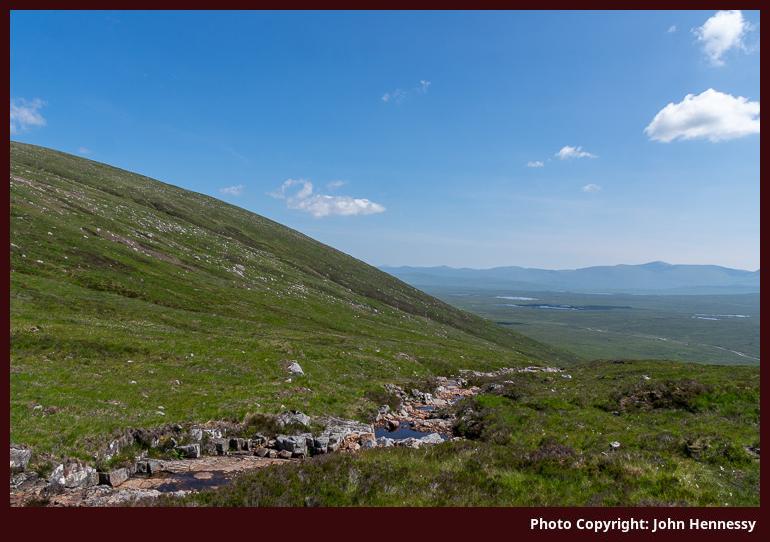 Looking down Allt a