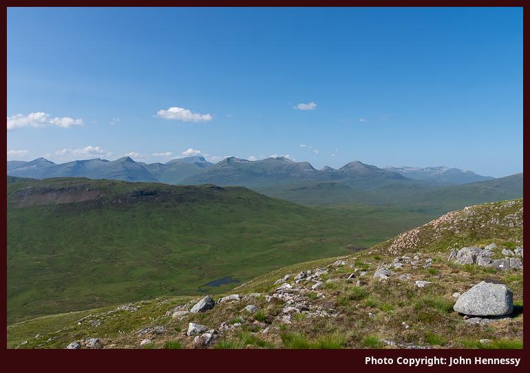 Beinn Bheag & Lochan na F&egrave;ithe from Beinn a