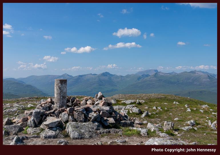 Ben Nevis & Mamores from Beinn a