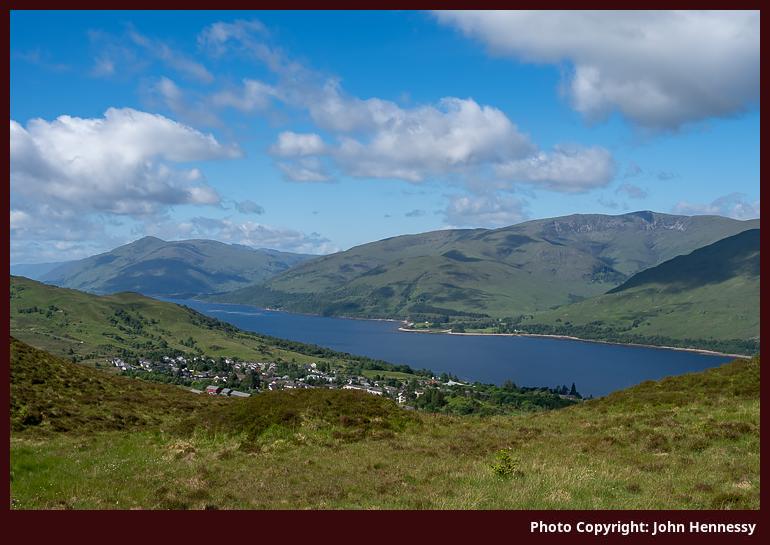 Loch Linnhe from Cow Hill, Fort William, Lochaber, Scotland
