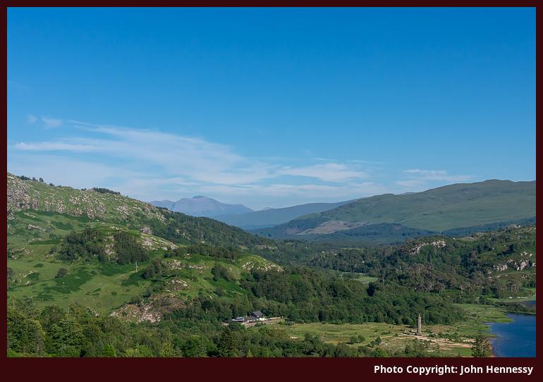 Looking over Glenfinnan towards Ben Nevis, Lochaber, Scotland