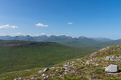 Beinn Bheag & Lochan na F&egrave;ithe from Beinn a