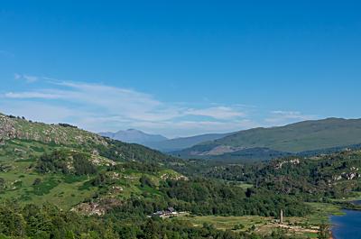 Looking over Glenfinnan towards Ben Nevis