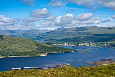 Looking towards Loch Eil from Cow Hill, Fort William