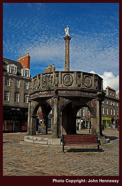 Mercat Cross, Castlegate, Aberdeen, Scotland