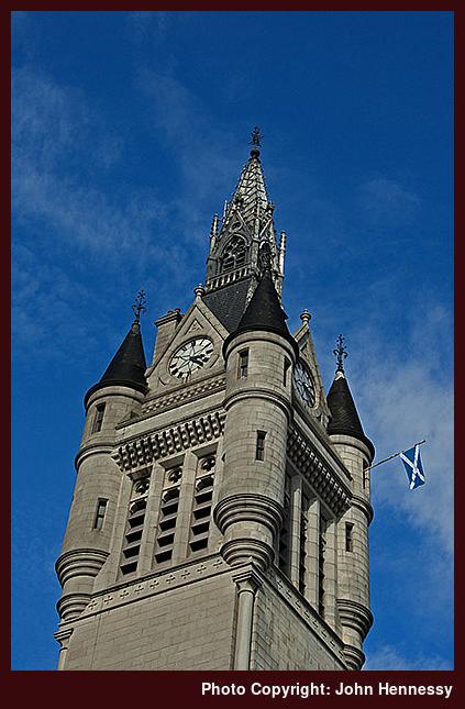 Town House Tower, Union Street, Aberdeen, Scotland