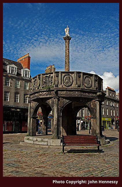 Mercat Cross, Castlegate, Aberdeen, Scotland