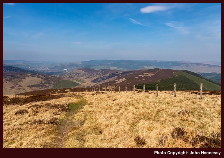 Glen Sax as seen from Birkscairn Hill, Peebles, Borders, Scotland